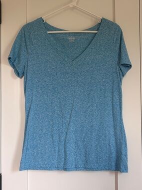 Mossimo bright blue tee, size Large